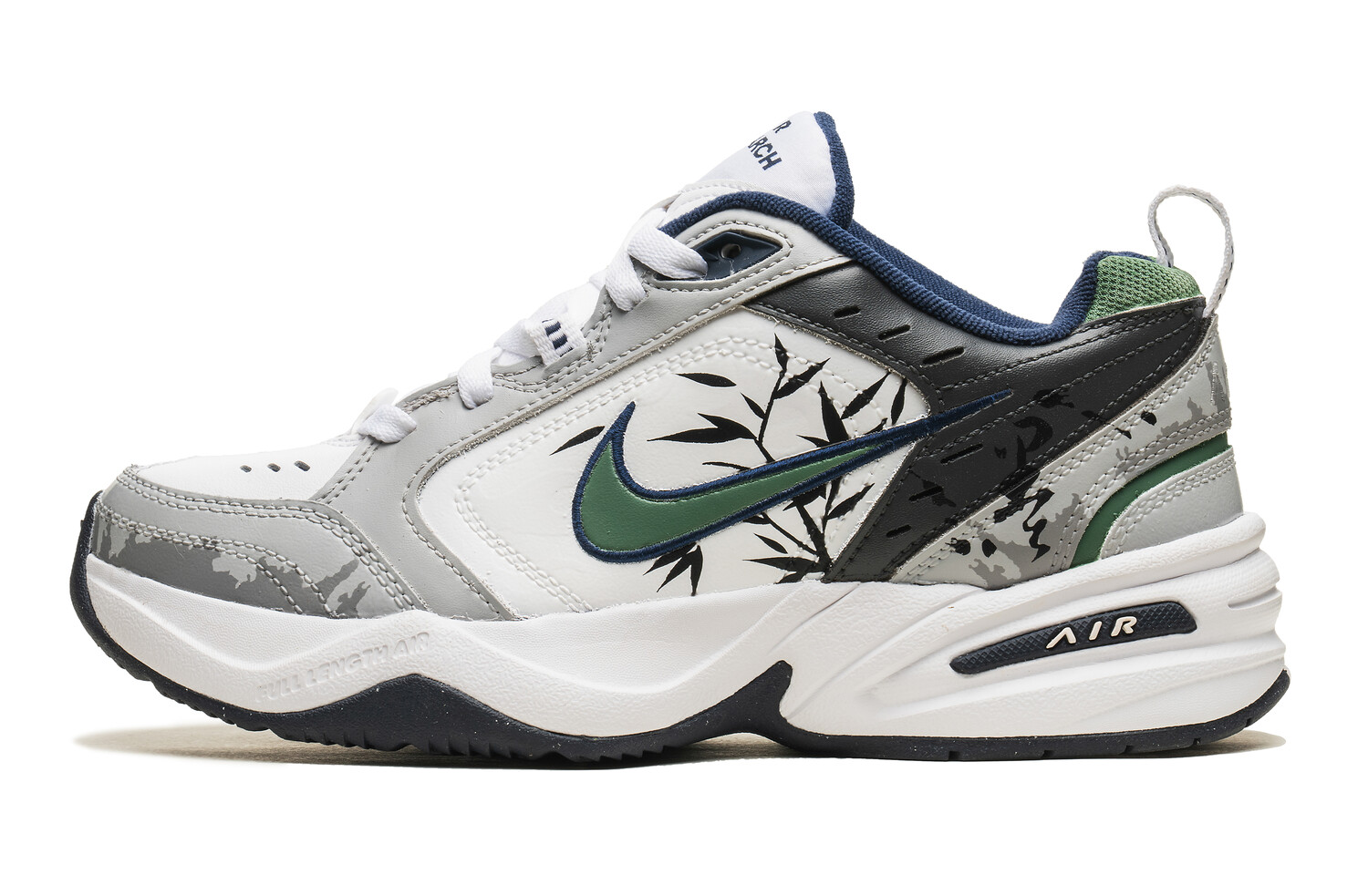 

Кроссовки Nike Air Monarch 4 Chunky Sneakers Unisex Low-top Green/black, черный