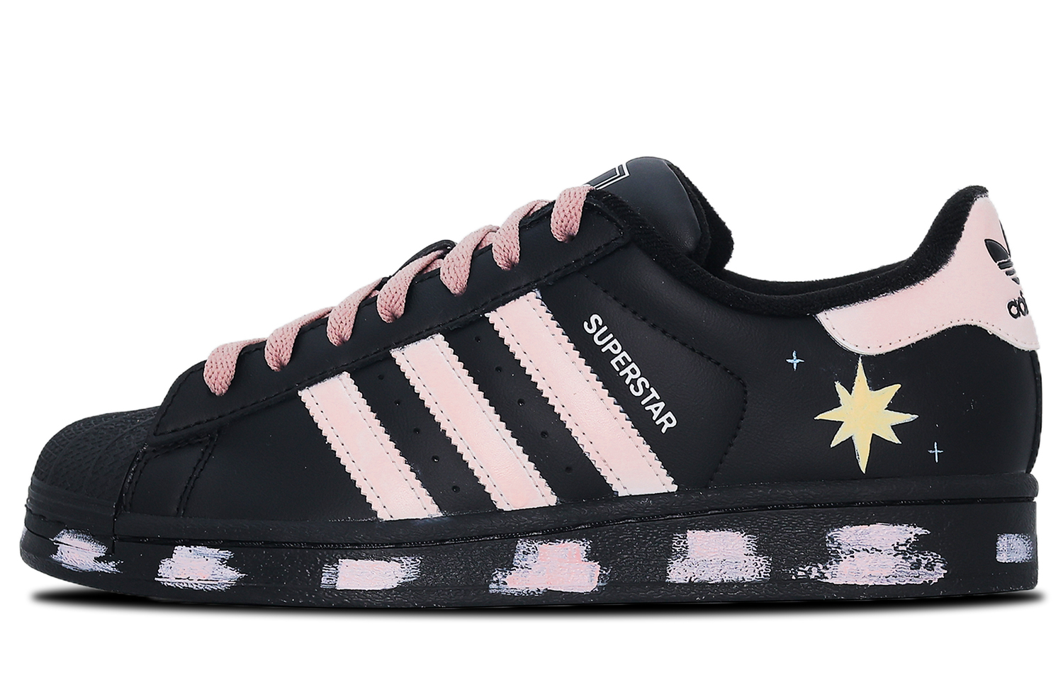 

Superstar 2 детские скейтбординговые кроссовки unisex Adidas Originals, черный