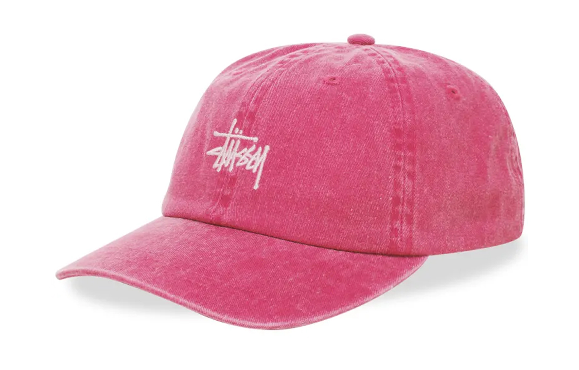 

Stussy Стираная бейсболка с низким профилем, Pink