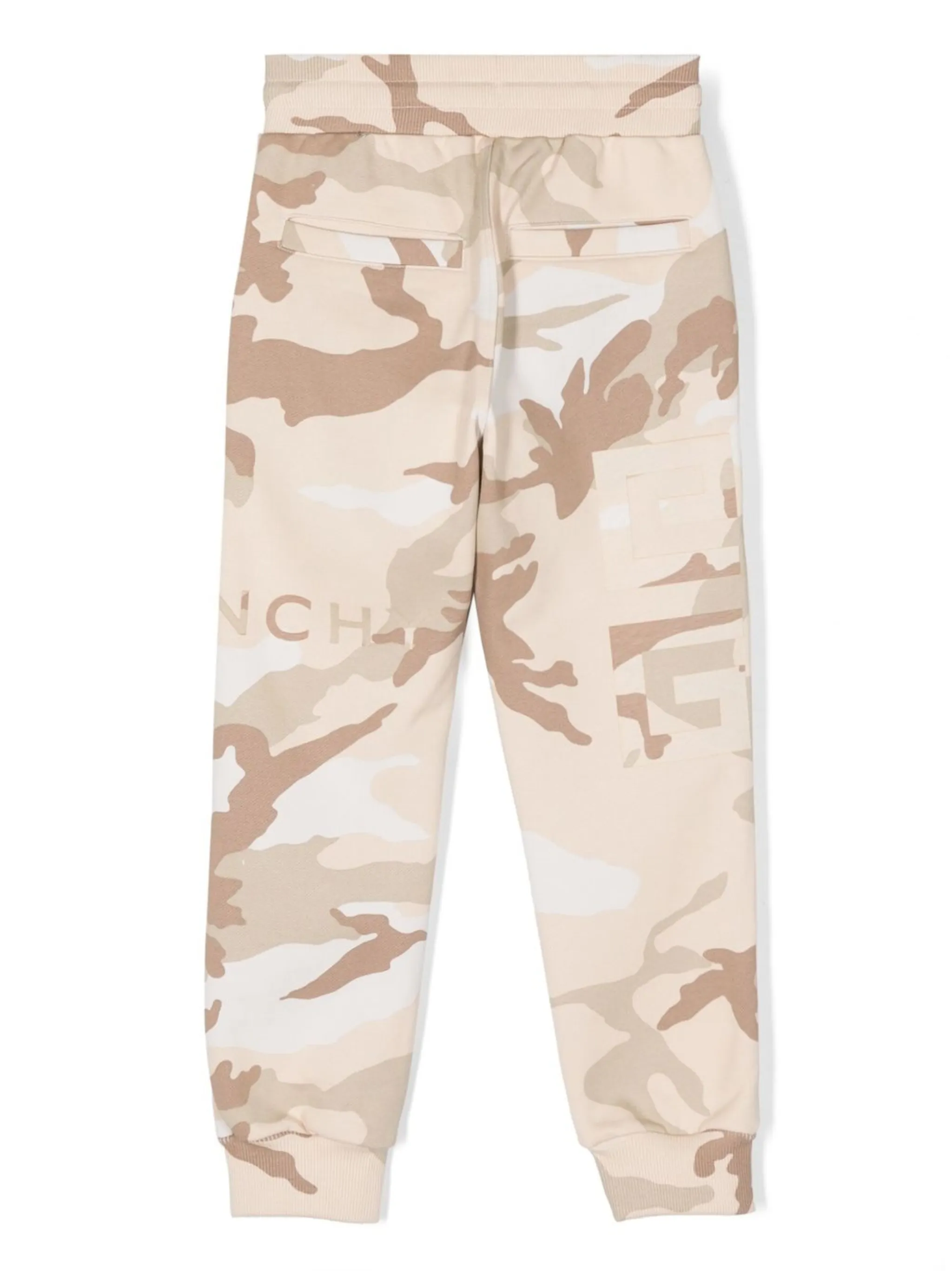 Спортивные брюки с монограммой Givenchy Kids, бежевый — фото 2