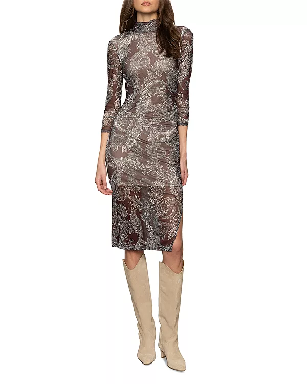 

Вечернее платье с воротником-стойкой Sanctuary, мультиколор