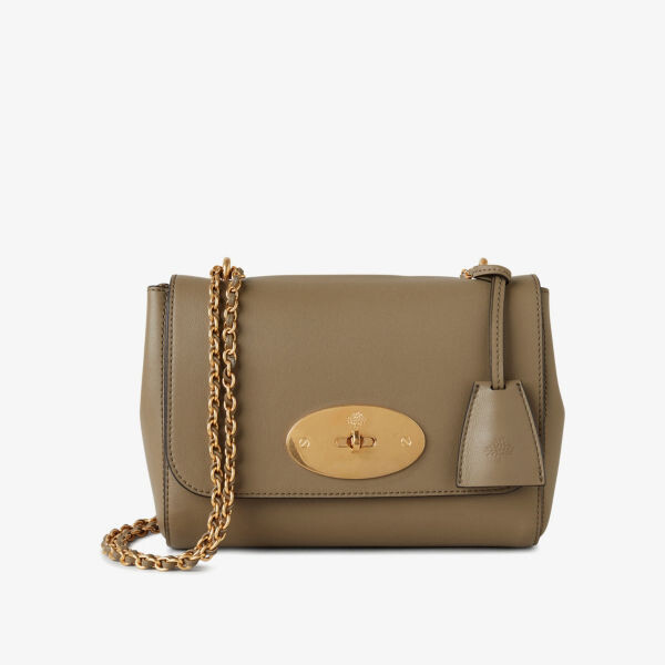 

Сумка через плечо из зернистой кожи Lily Mulberry, зеленый