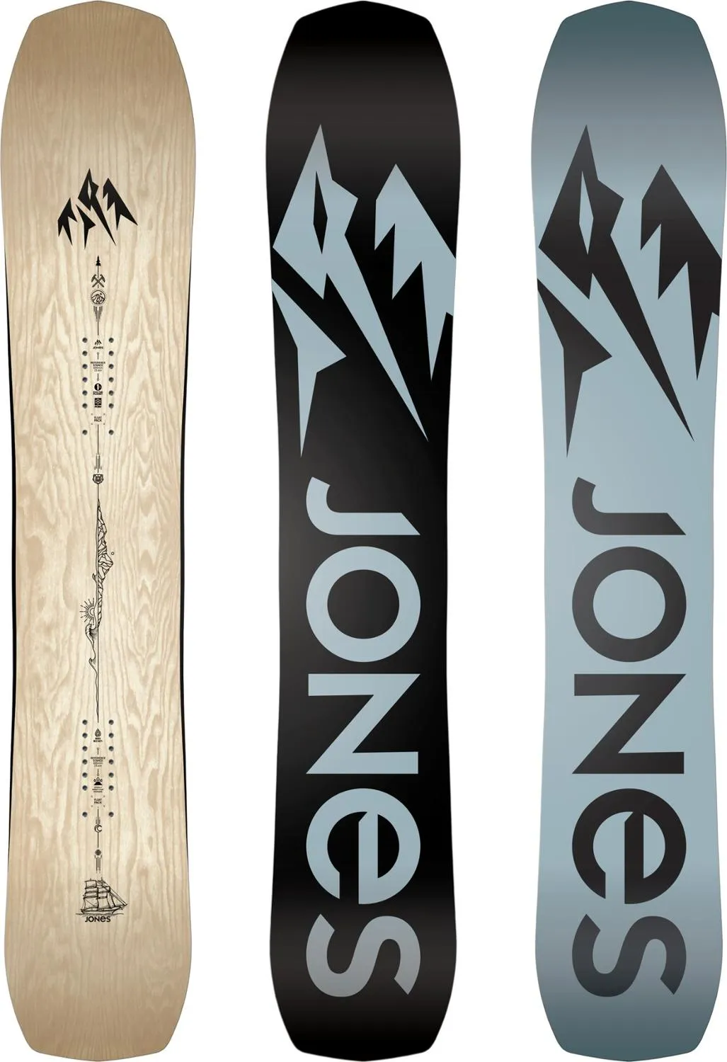 

Флагманский сноуборд Jones, Wood Veneer