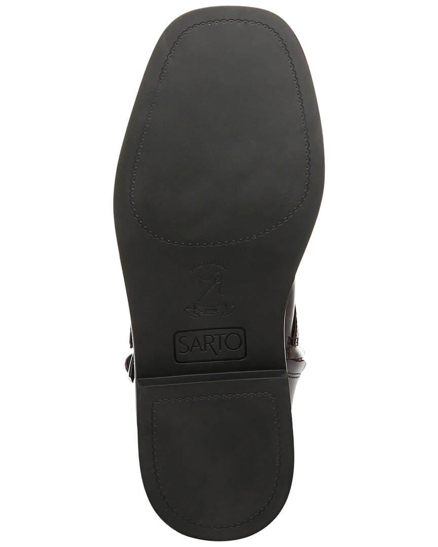 Franco Sarto Ainsley Кожаные сапоги для широкой икры, коричневый — фото 4