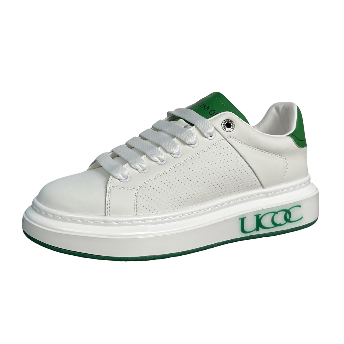 

Banas UCOC Collaboration нескользящие низкие скейтерские кроссовки мужские бело-зеленые, цвет White Green