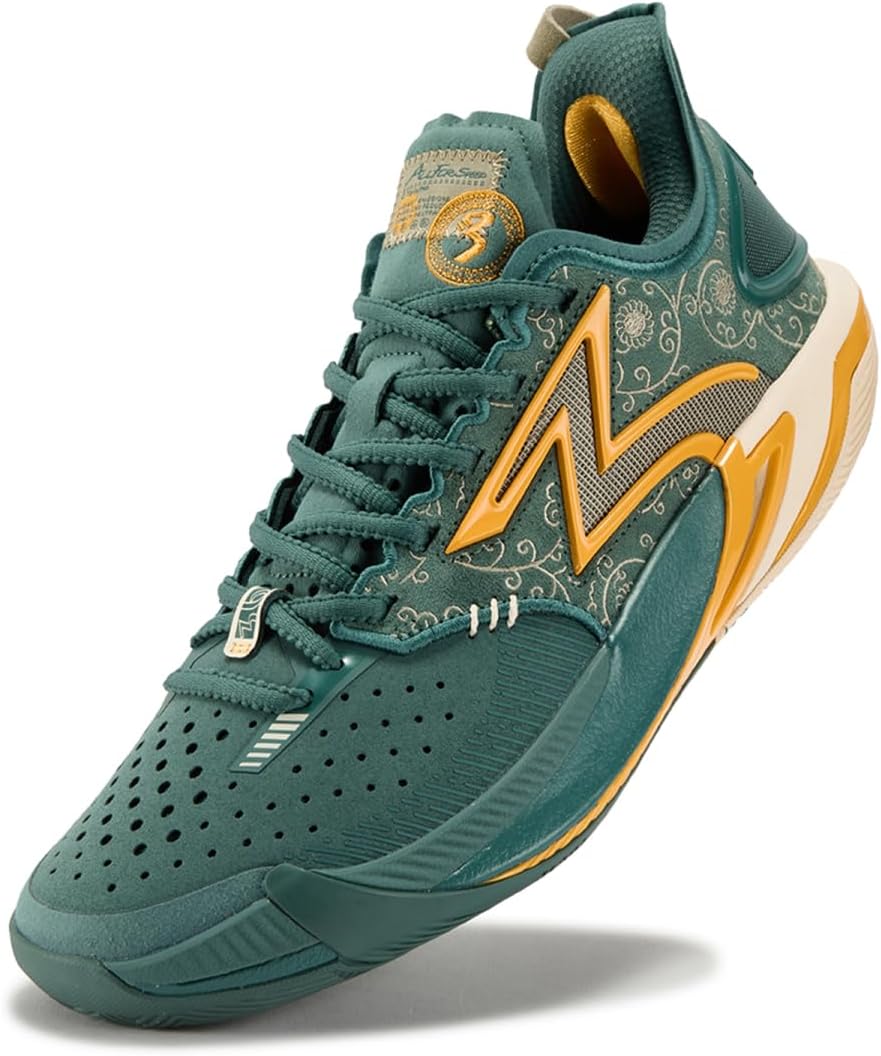 

Баскетбольные кроссовки 361 BIG3 6.0 Pro для мужчин, дышащие кроссовки с амортизацией и противоскользящей подошвой, тренировочные спортивные кроссовки для студентов, подростков и взрослых, Caldwell Pope 361°, 672531109-4 Ceremony