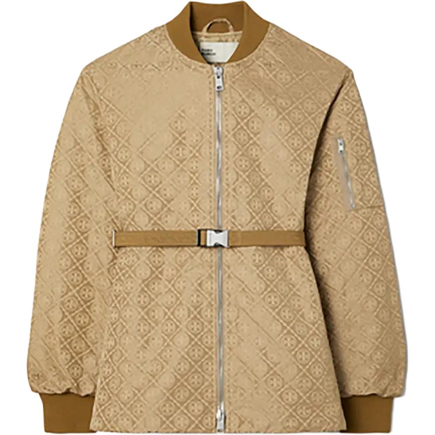 

Куртка-пуховик FW25 для женщин TORY BURCH, бежевый