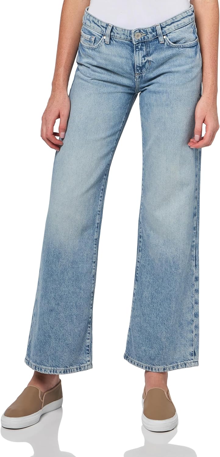 

Женские свободные джинсы Guess Eco с низкой талией, Winter Mist