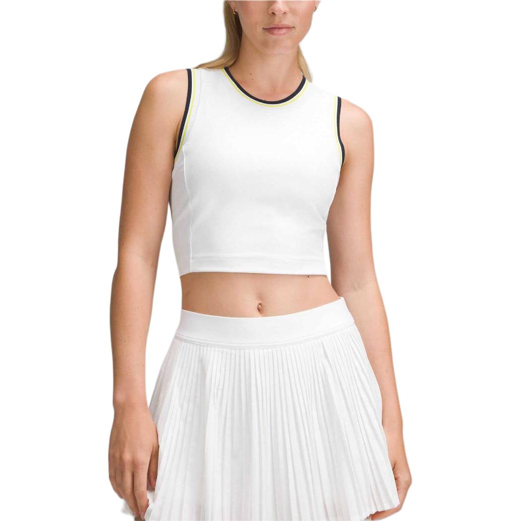 

Варсити спортивный топ Lululemon, белый/белый