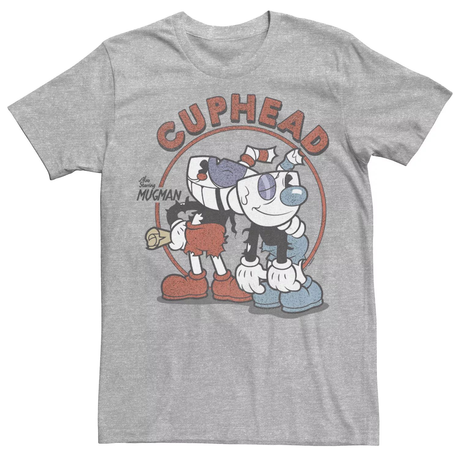 

Мужская футболка Cuphead Starring Mugman Rough & Ready Licensed Character