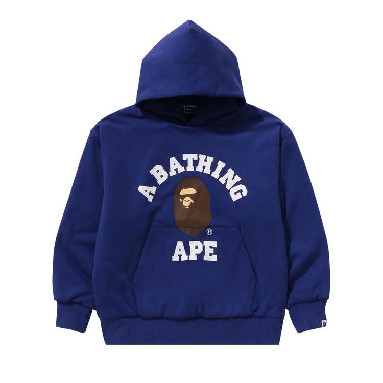 

Худи BAPE College Puffy Relaxed Fit Pullover Hoodie, Blue