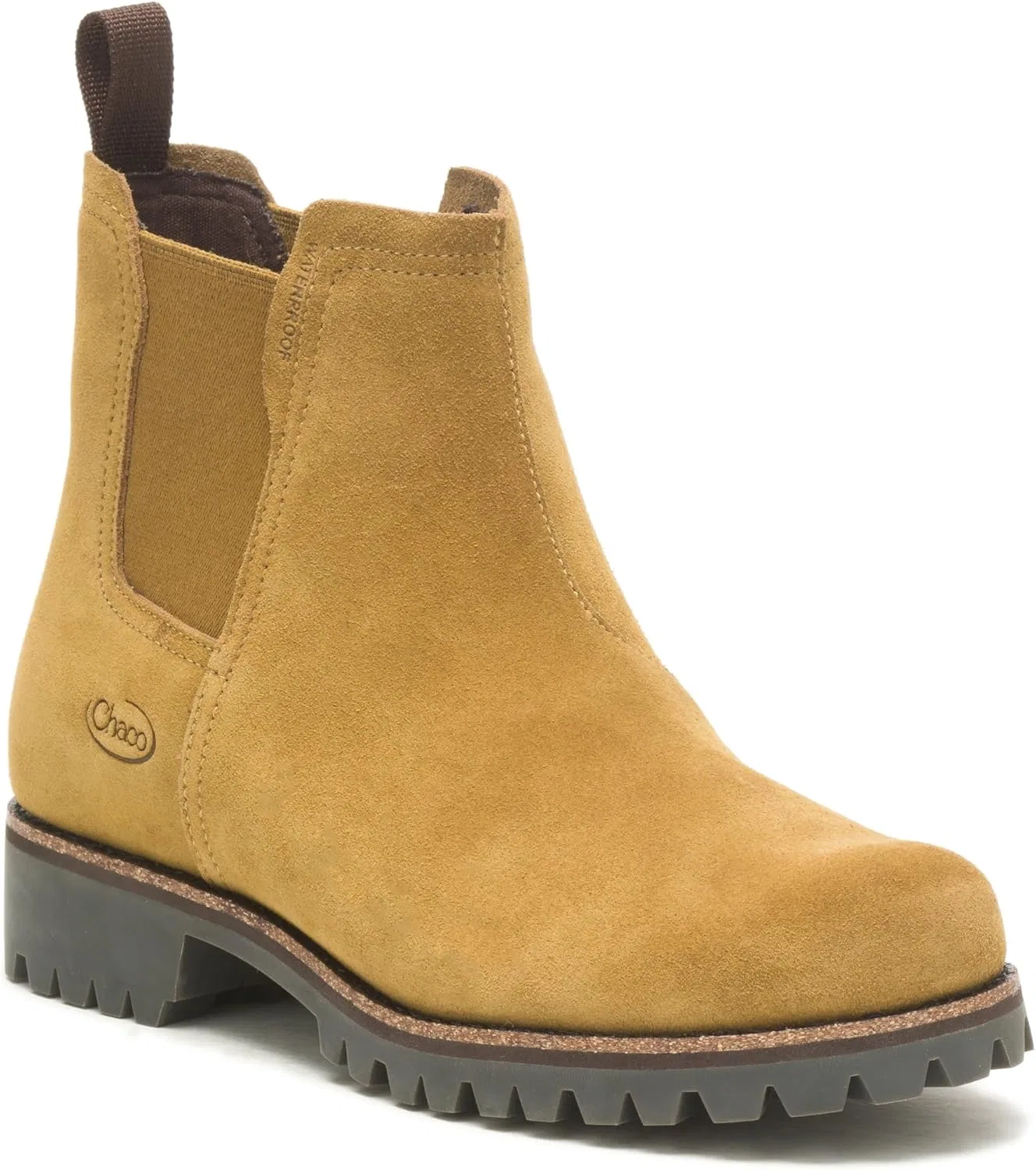Женские водонепроницаемые кроссовки Chaco Fields Chelsea, Mustard Suede — фото 3