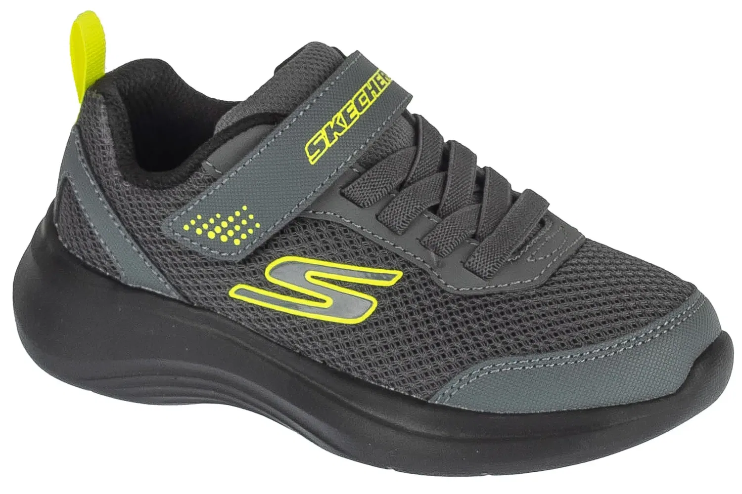 Кроссовки на шнуровке, серые, Skechers