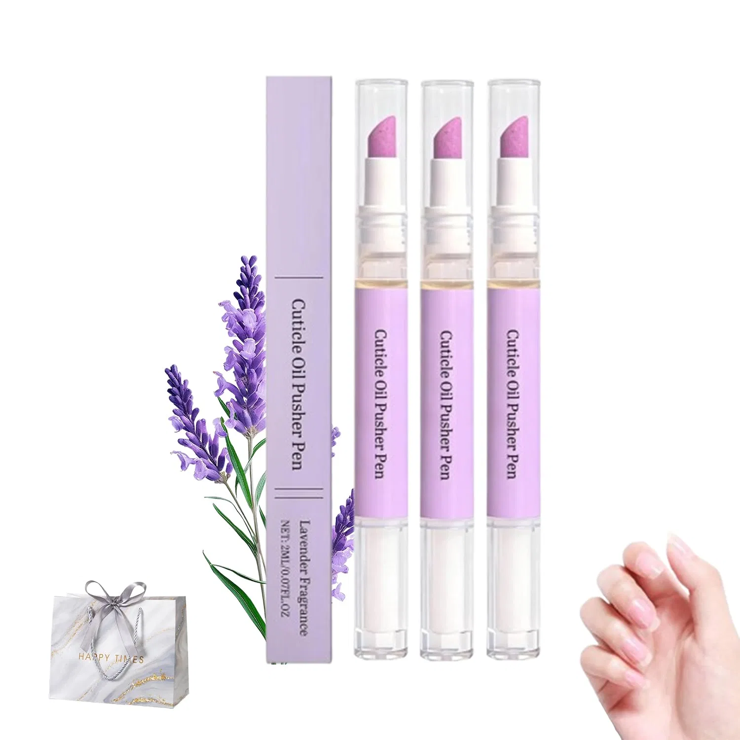 Масляный карандаш для кутикулы Sassytip с керамическим наконечником Easthedge, 3*A