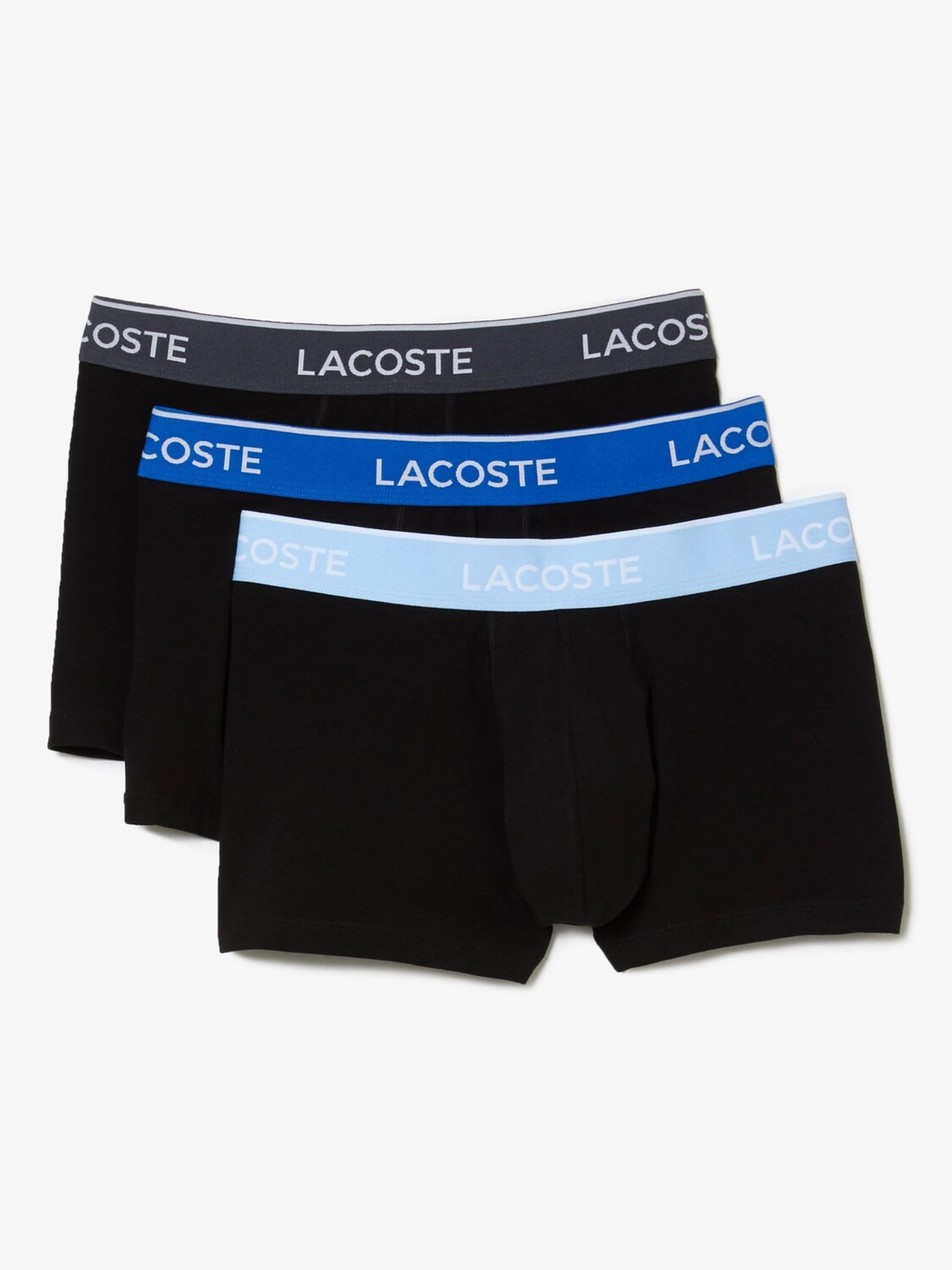 

Боксеры с контрастным поясом Lacoste, синий мульти