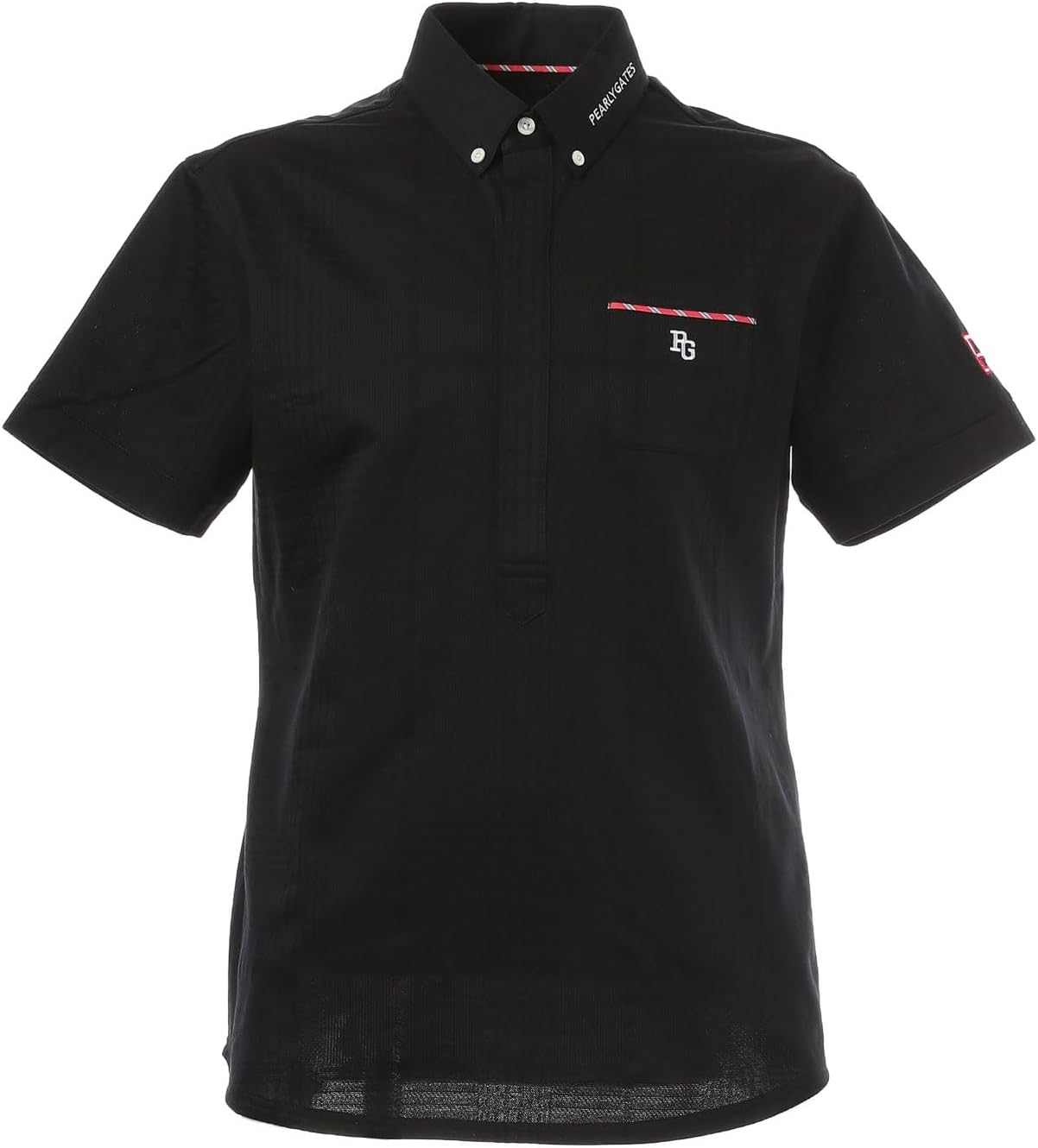 

Мужская рубашка-поло с коротким рукавом Parly Gates 053-5160205 (жаккардовая пряжа, окрашенная вручную) / для гольфа Pearly Gates, темно-синий