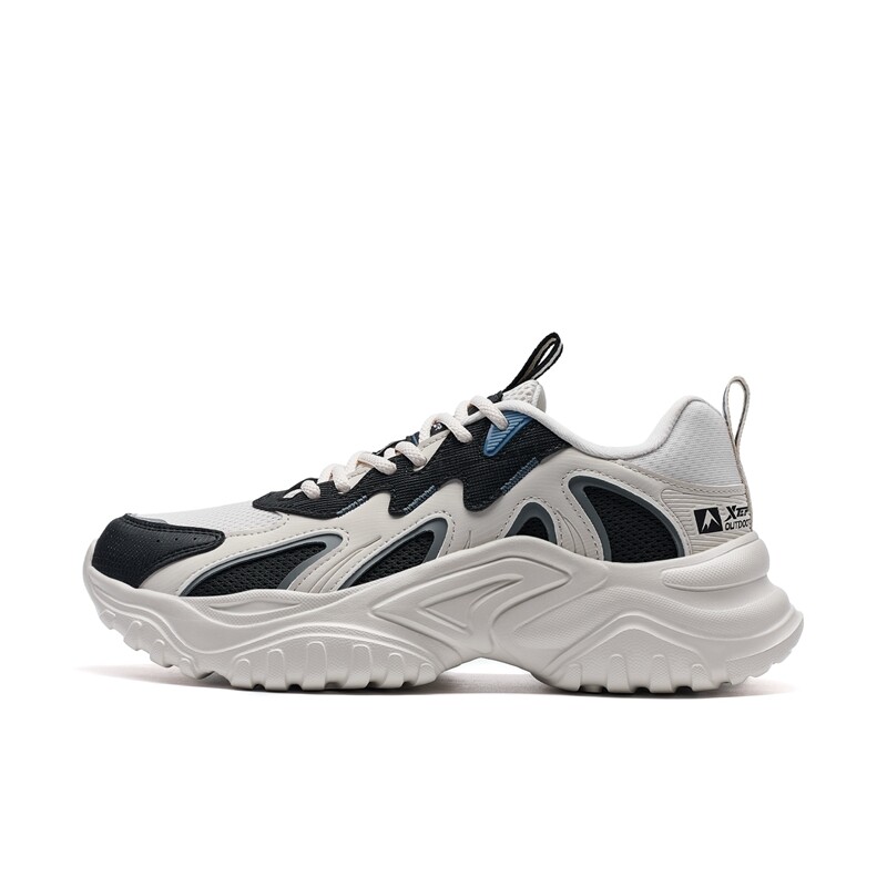 

Кроссовки XTEP Lifestyle Shoes Men Low-top White Sand Gray/black, белый/черный
