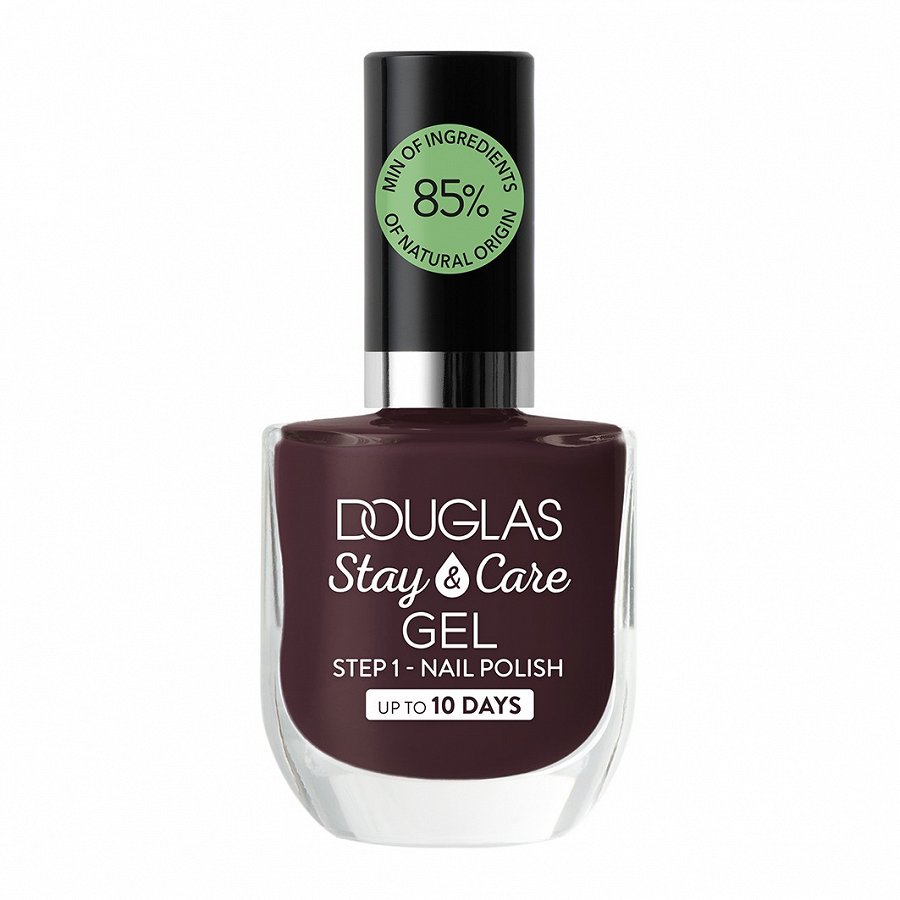 

Стойкий лак для ногтей с гелевым эффектом douglas make up stay & care gel polish Douglas Collection, цвет nr. 30 pour me wine, 10 мл