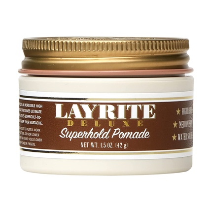 

Superhold Pomade 42G Сильная фиксация Водорастворимая средний блеск, Layrite