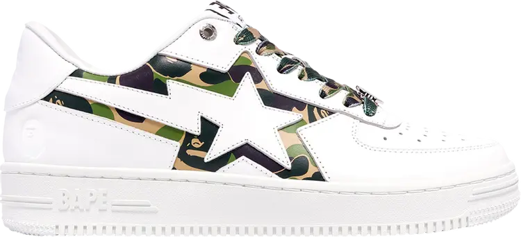 Кроссовки Wmns Bapesta 'Icon ABC Camo - Green', зеленый
