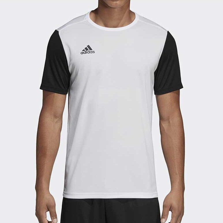 Футболка мужская черная/белая Adidas, черный/белый — фото 3