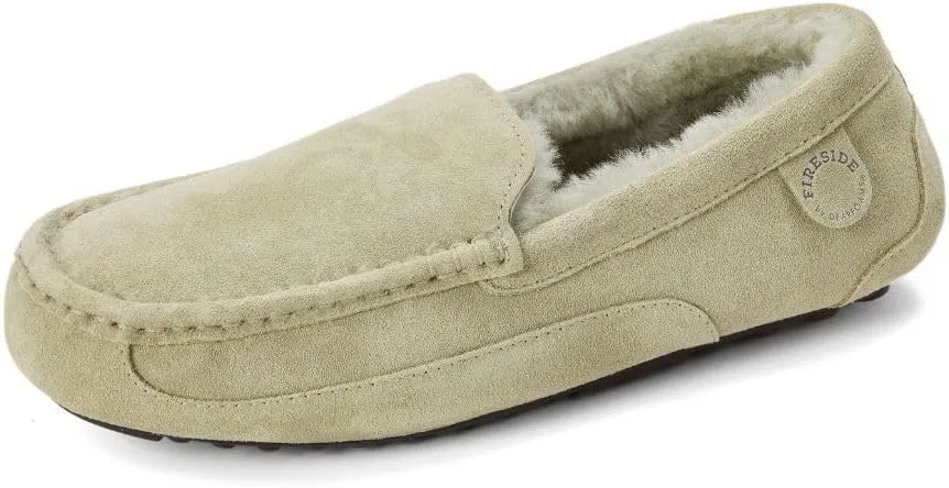 Тапочки из натуральной овчины Fireside by Dearfoams, Seagrass