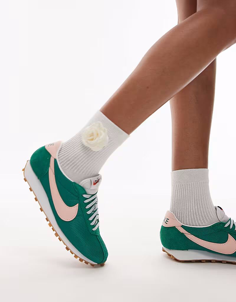 Nike - LD-1000 SE - Кроссовки зеленого и розового цвета — фото 4