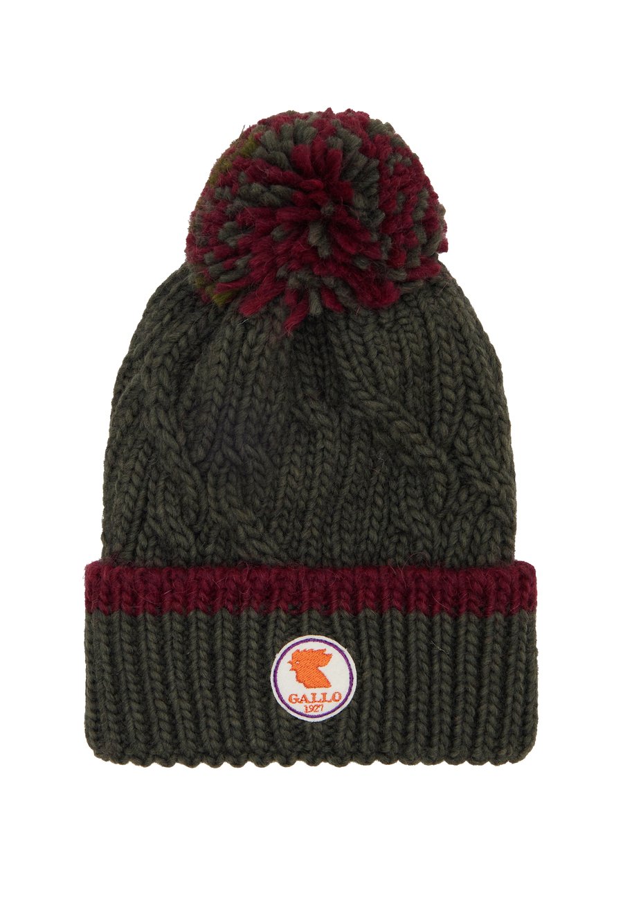 

Шапка Gallo MOTIVO TRECCIA TINTA UNITA UNISEX, Green