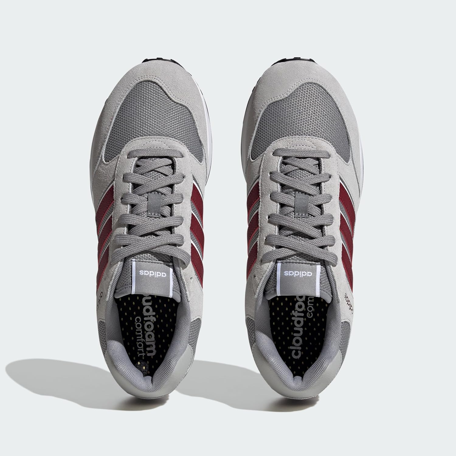 Мужские кроссовки Adidas Run 80s, красный/синий/серый/темно-синий — фото 4