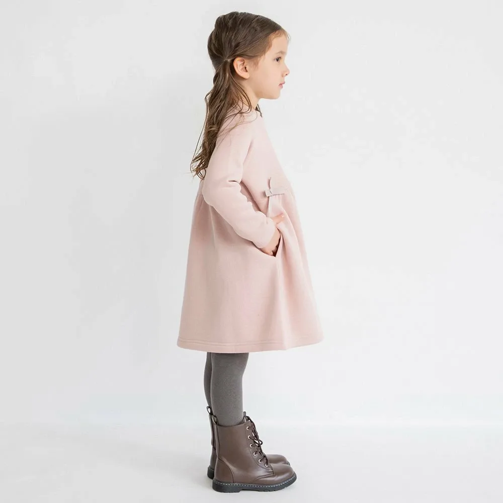 Платье с флисовой подкладкой и поясом-лентой Branshes, цвет Pink — фото 4