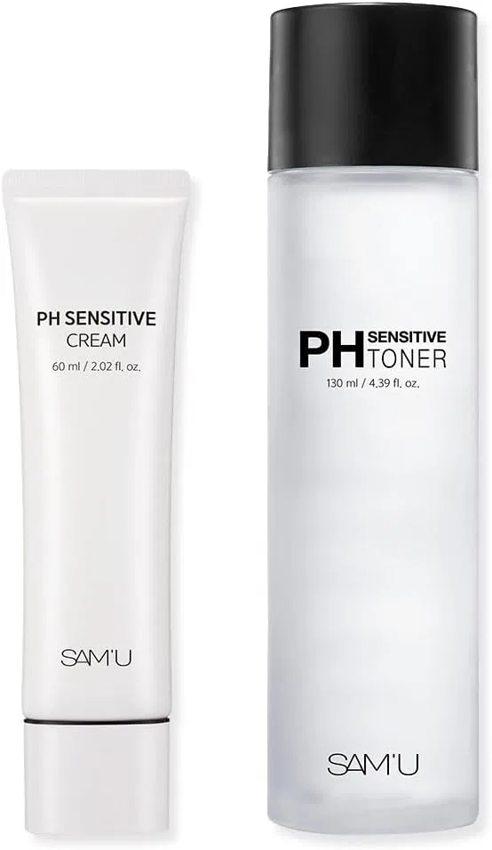 Набор для ухода за лицом SAM'U PH Sensitive Cream + PH Sensitive Toner 2 шт