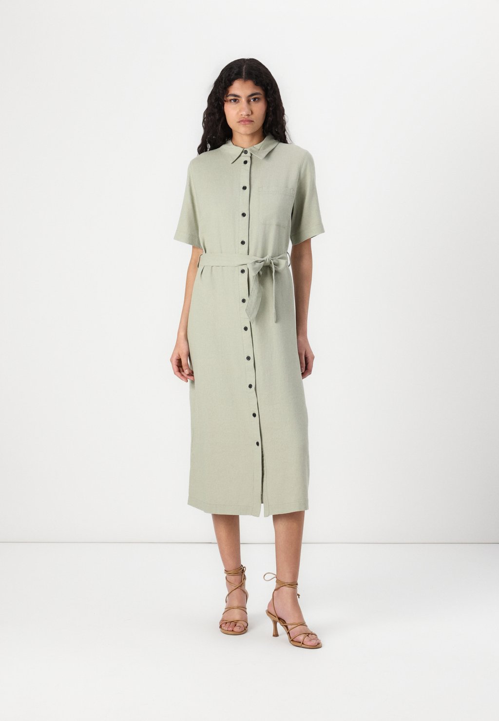 

Платье-рубашка ONLCARO BELT DRESS ONLY, светло-зеленый