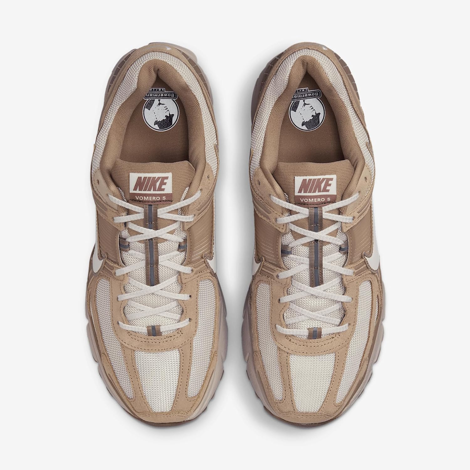 Мужские кроссовки Nike Zoom Vomero 5, Khaki Phantom Lt Orewood Brown — фото 4