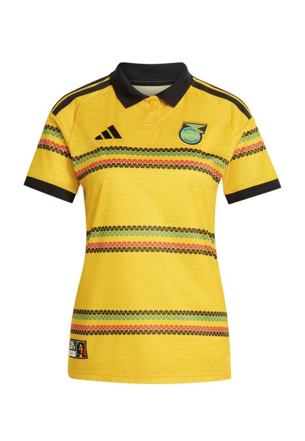 Реплика домашней футболки-поло сборной ямайки №26 Adidas Performance, Bold Gold — фото 4