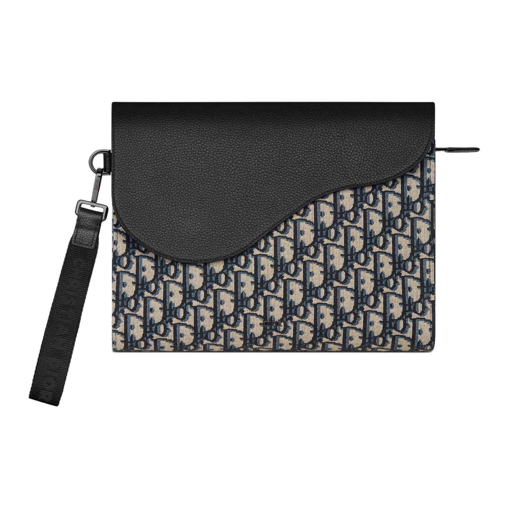 

Седловидная хлопковая сумка-клатч с коровьей кожей унисекс и черный DIOR, Box(Set+Box)