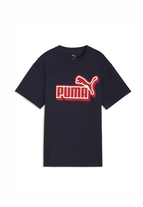 Футболка с графическим принтом от essentials logo lab Puma, New Navy — фото 4
