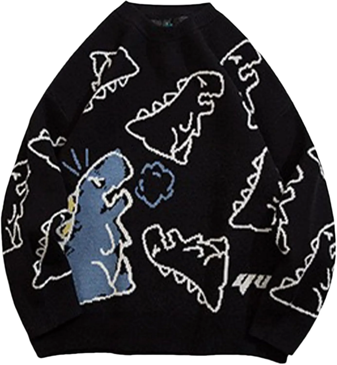 

Fcoolyeet Y2K свитер мужской oversized графический пуловер