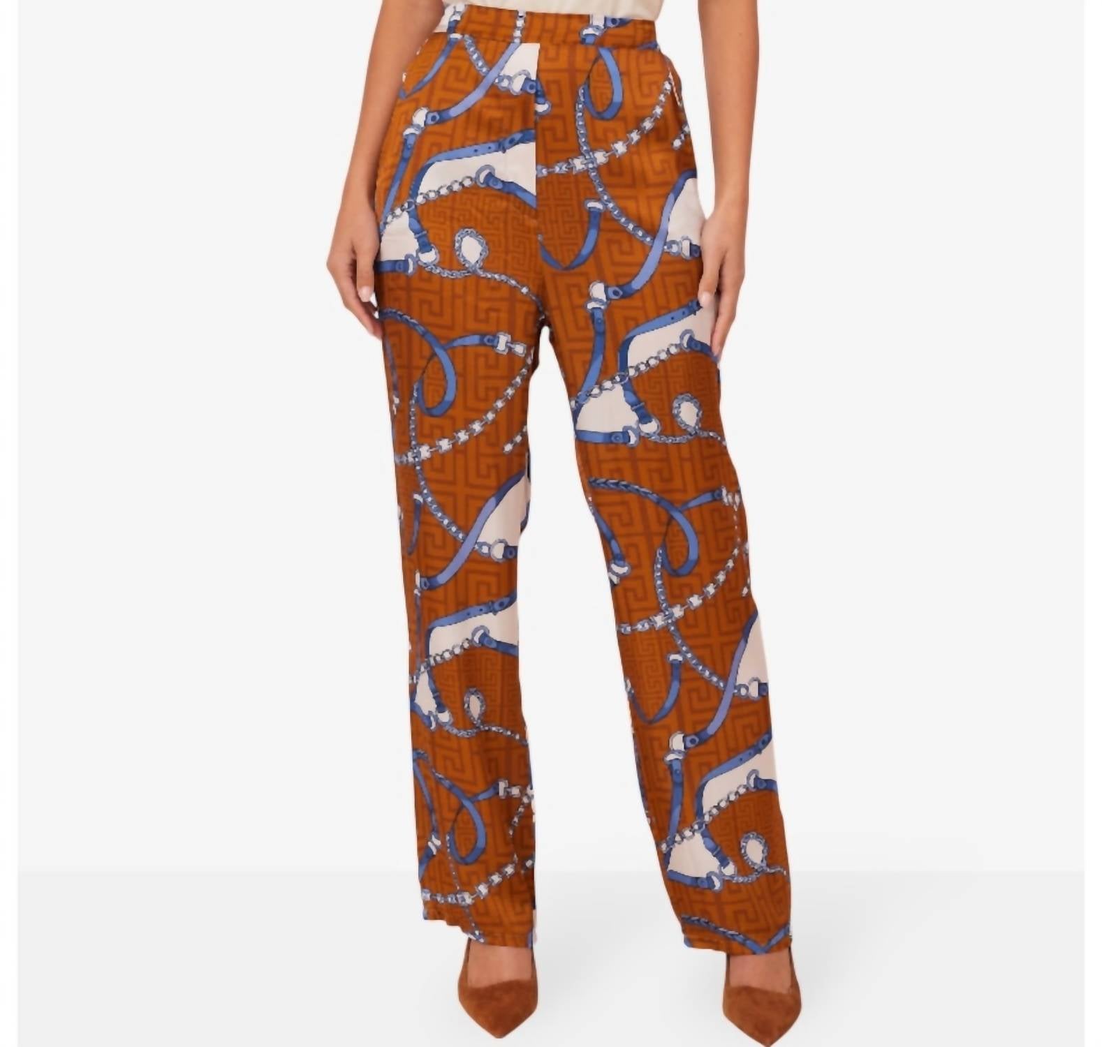 

Прямые брюки коричневого цвета от Hermes Astrid, Tobacco Hermes