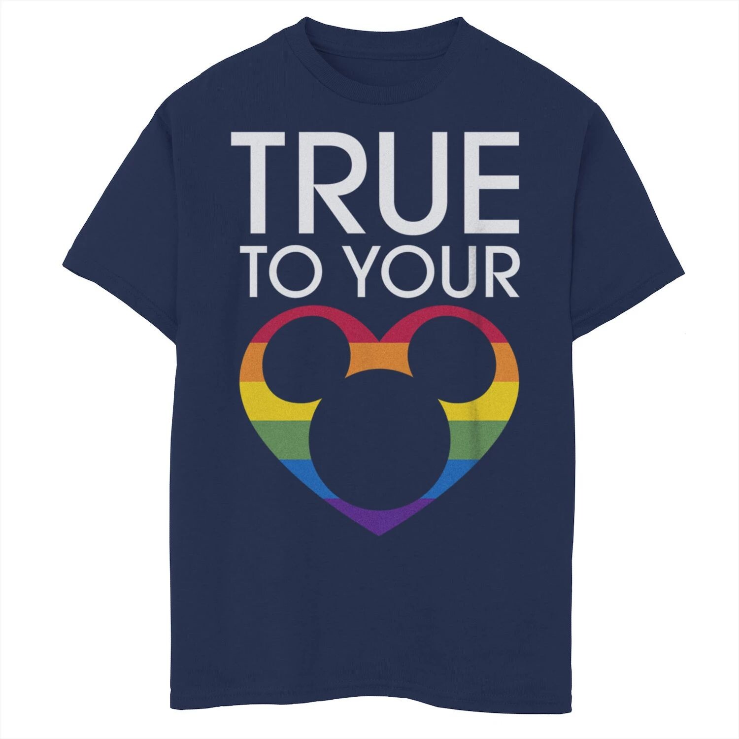 

Футболка Disney Mickey True To Rainbow для мальчиков 8–20 лет Licensed Character