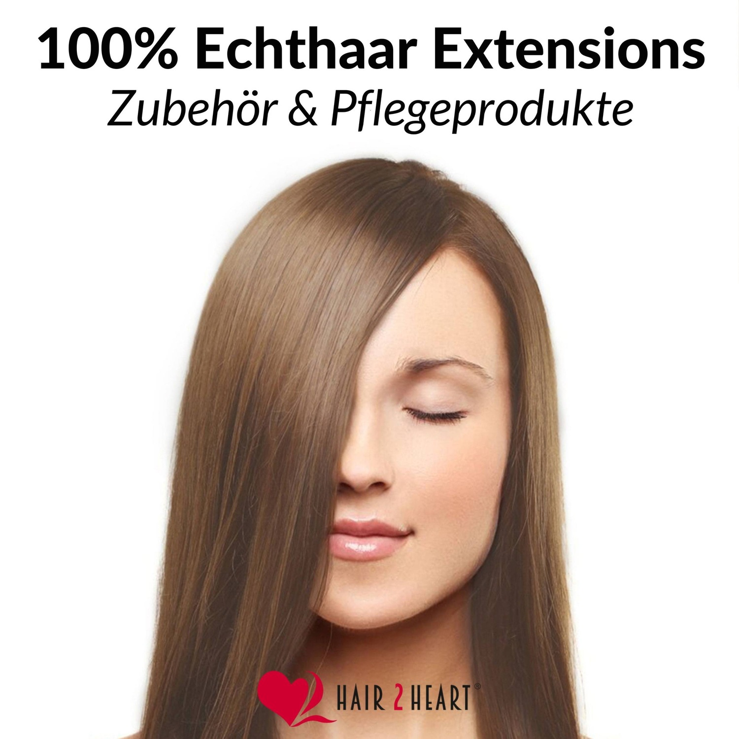 Накладные волосы microring extensions echthaar #8/1 hellblond asch 0.5g Hair2Heart, 40cm, количество 25 шт. — фото 2