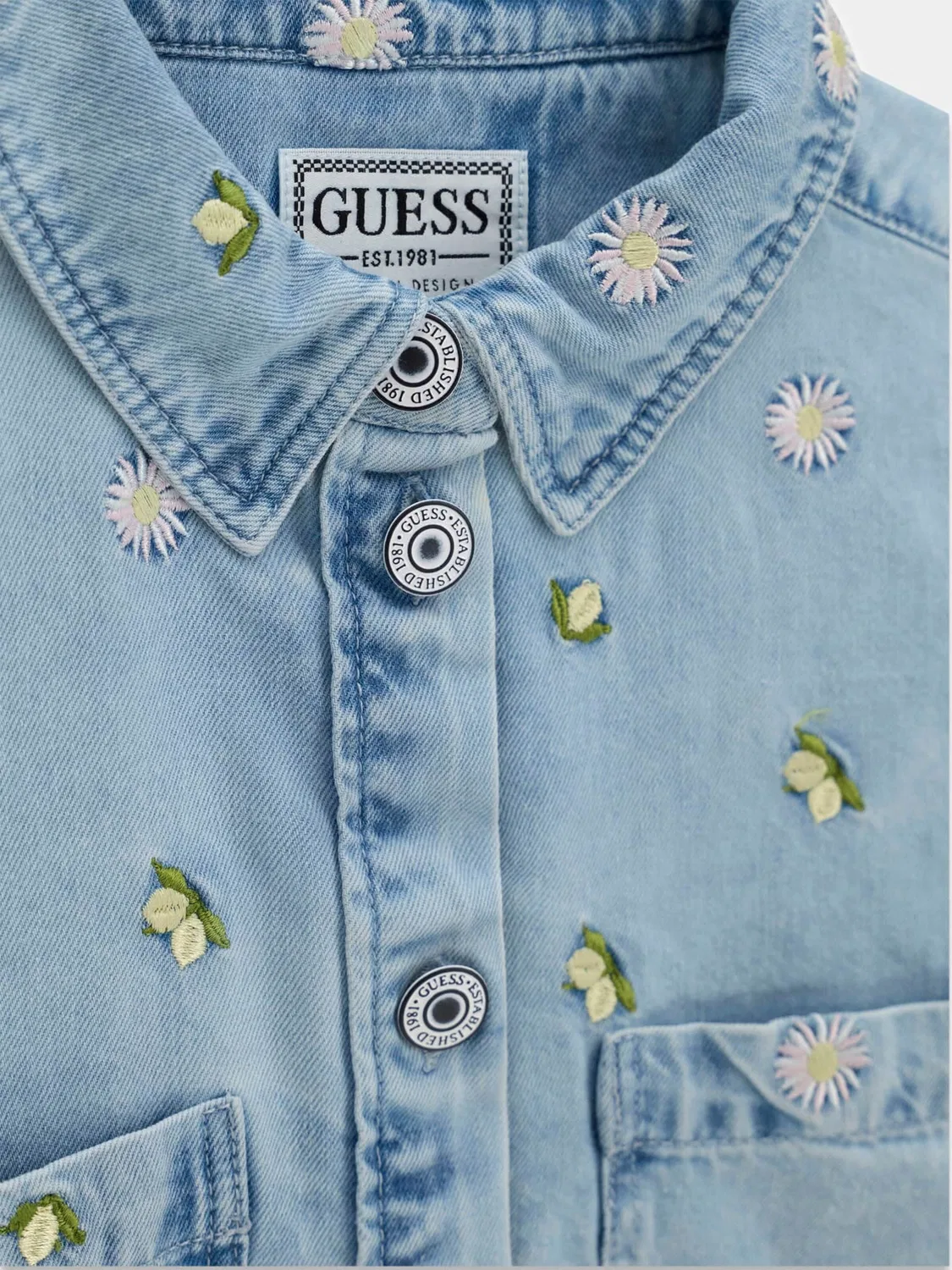 Куртка межсезонья Guess, Blue Denim — фото 3