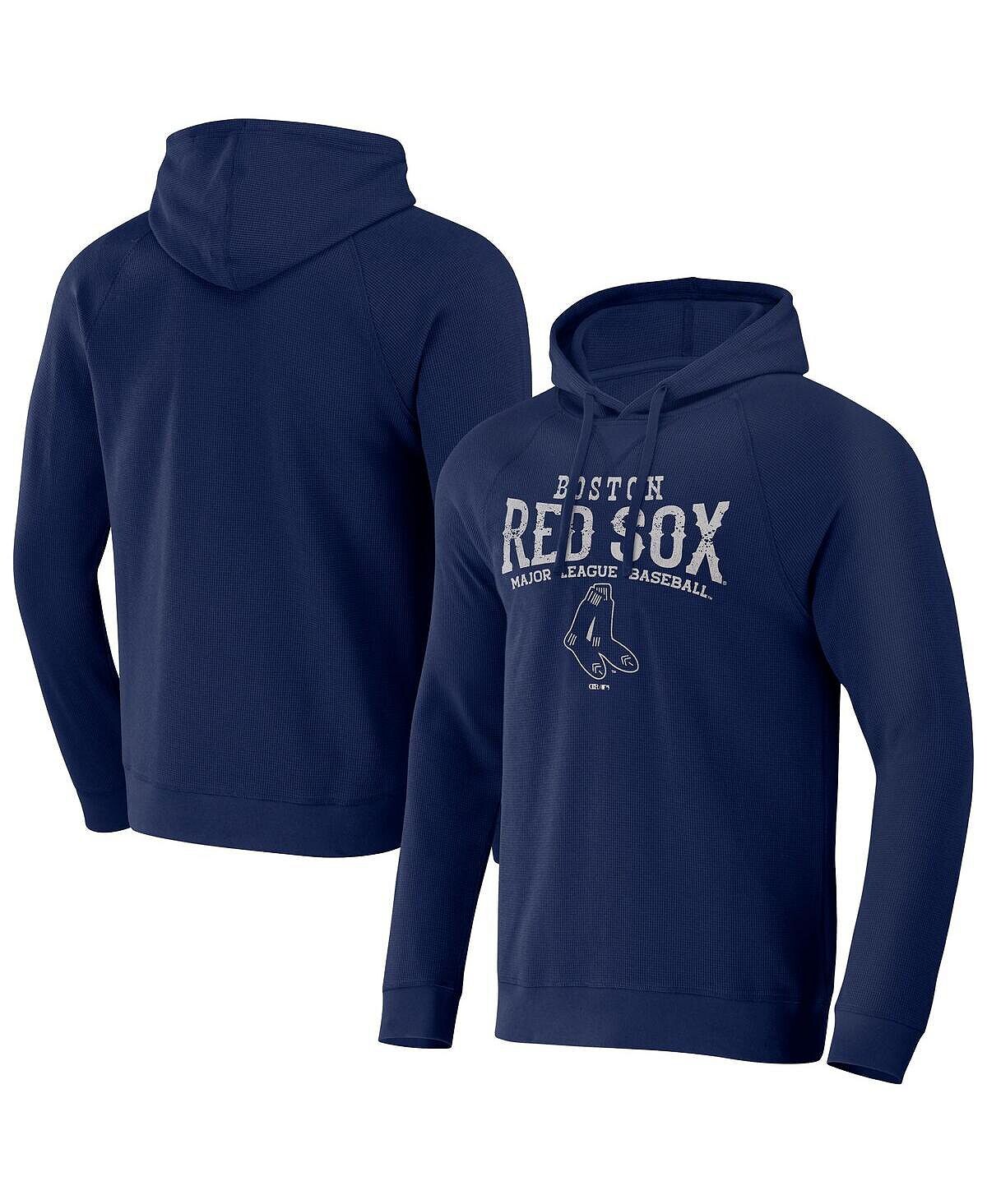 

Мужской пуловер с капюшоном Darius Rucker Collection by Navy Boston Red Sox вафельной вязки Fanatics