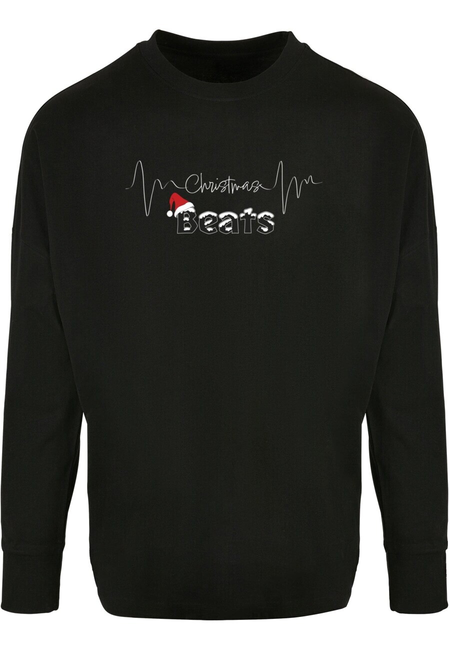 

Лонгслив Merchcode CHRISTMAS BEATS, черный