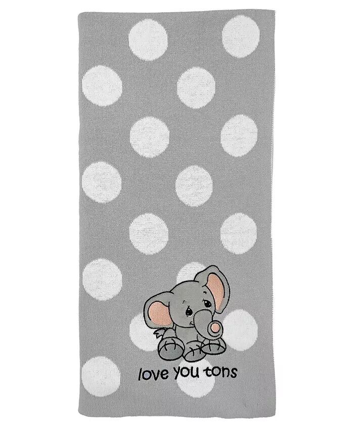 

Жаккардовое одеяло для мальчиков и девочек Precious Moments, серый