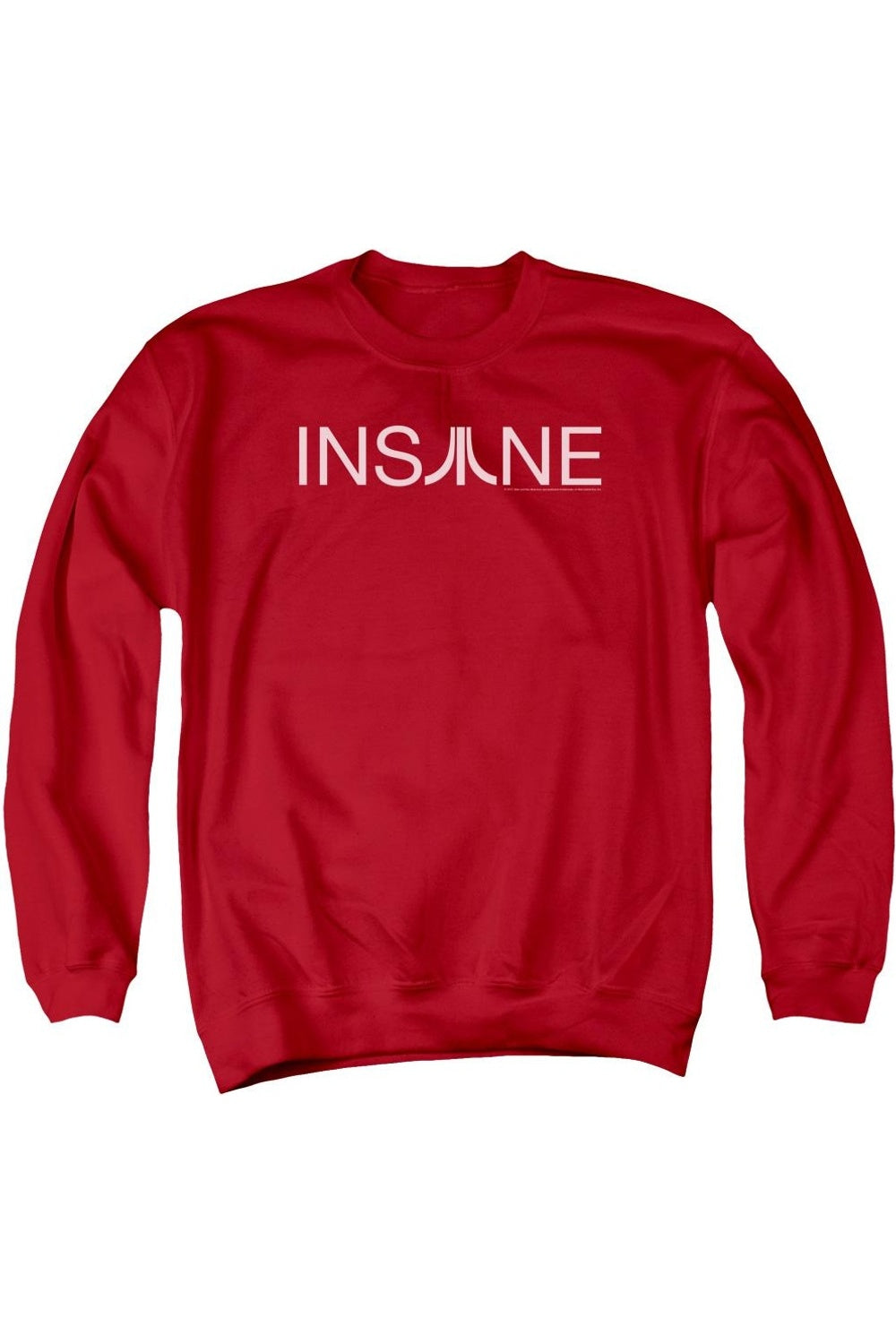 

Толстовка Atari Insane Adult с круглым вырезом Gildan, красный