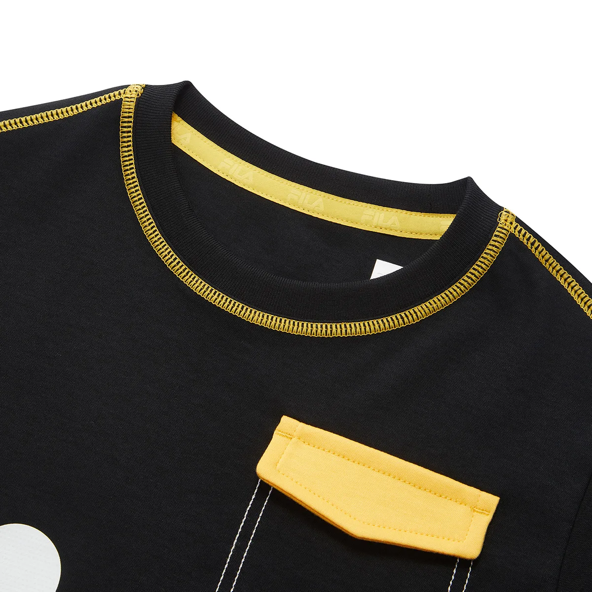FILA KIDS Детская футболка с коротким рукавом jet black — фото 4
