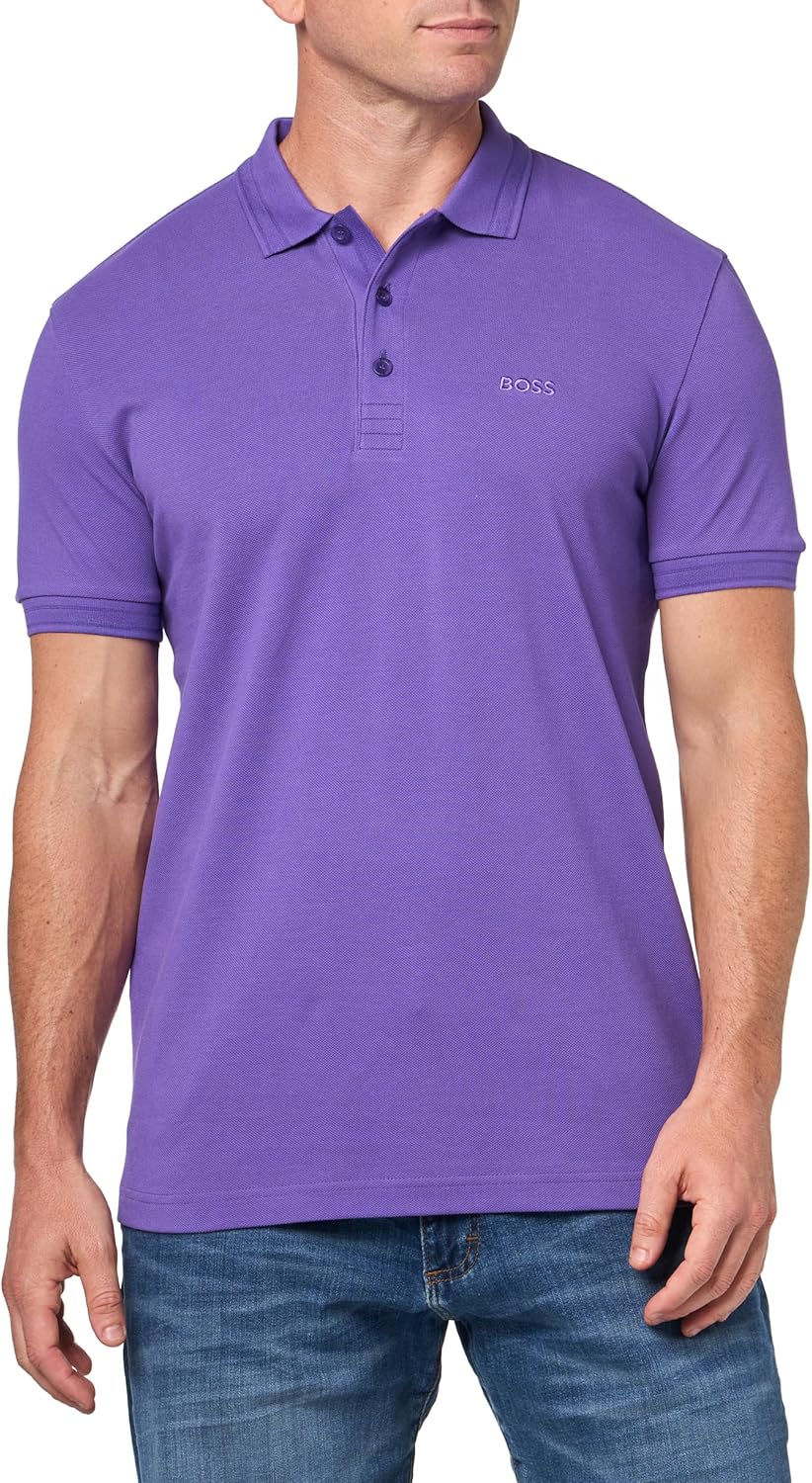 

BOSS Мужская поло с коротким рукавом Paddy, Grape Jelly, Фиолетовый, BOSS Мужская поло с коротким рукавом Paddy, Grape Jelly