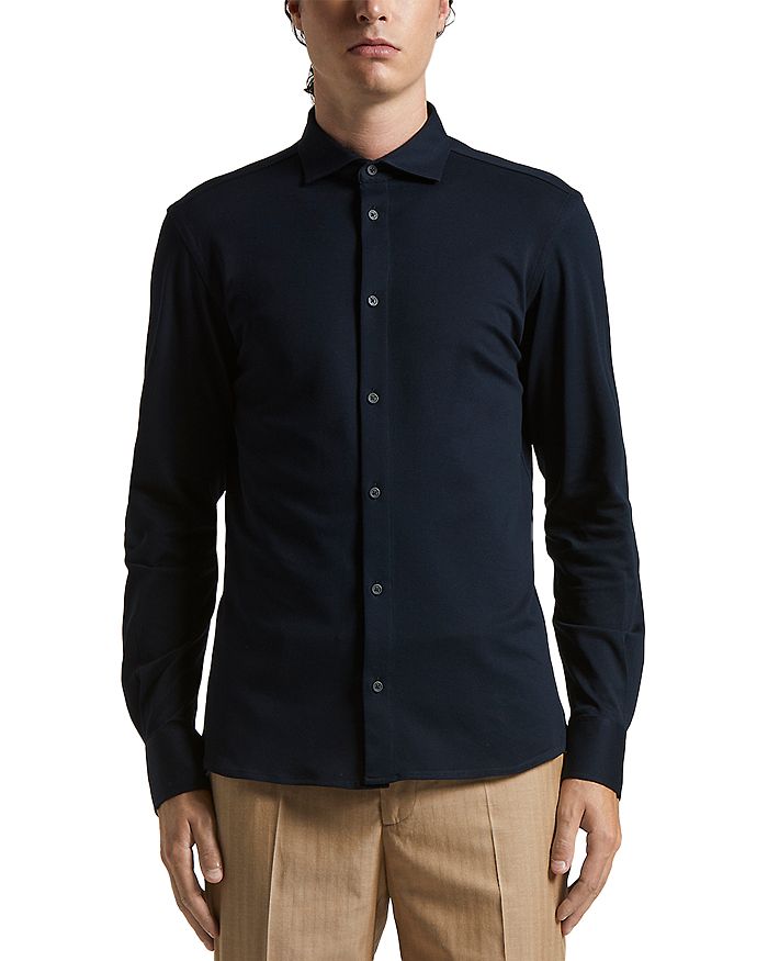 

Рубашка Regular Fit Peserico, синий