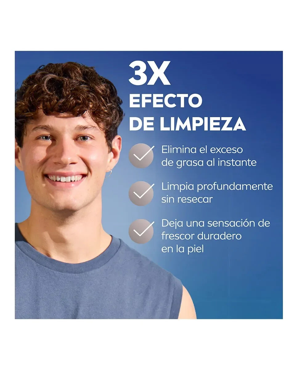 Гель для умывания Nivea — Лица Hydrocare MEN, 100 мл — фото 3