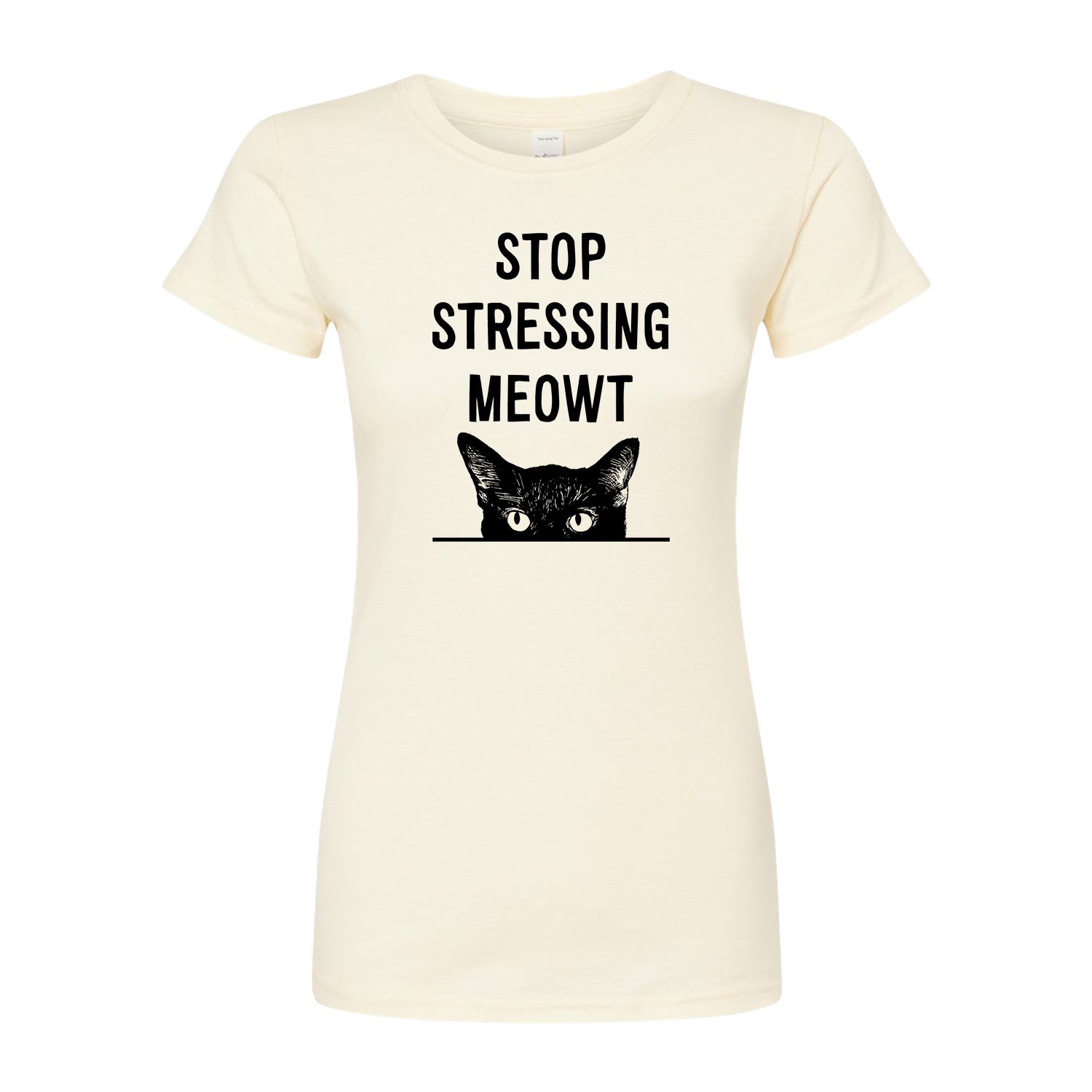 

Облегающая футболка для юниоров Stop Stressing Meowt Licensed Character